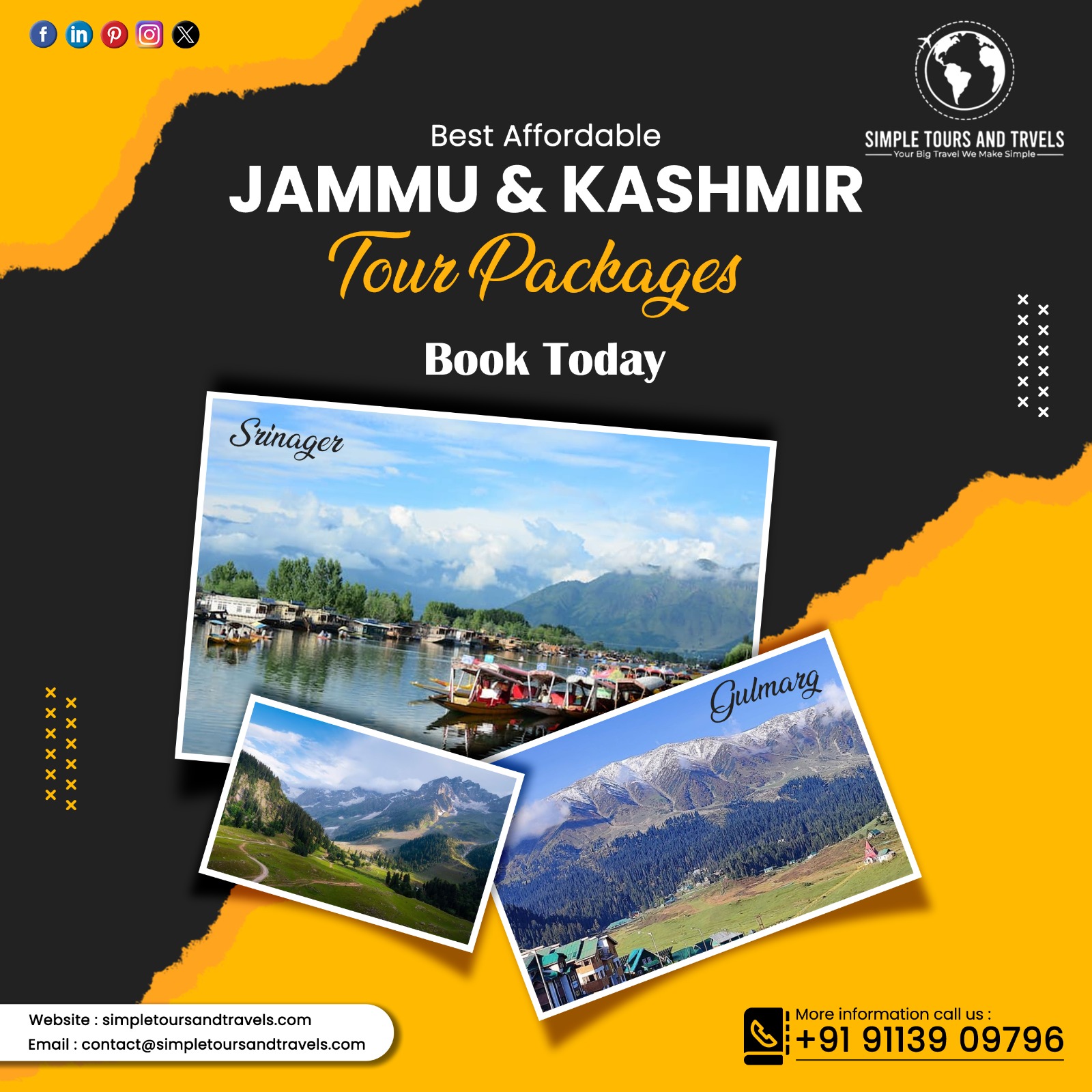 6-days Luxury Tour Package Of Kashmir From Srinagar